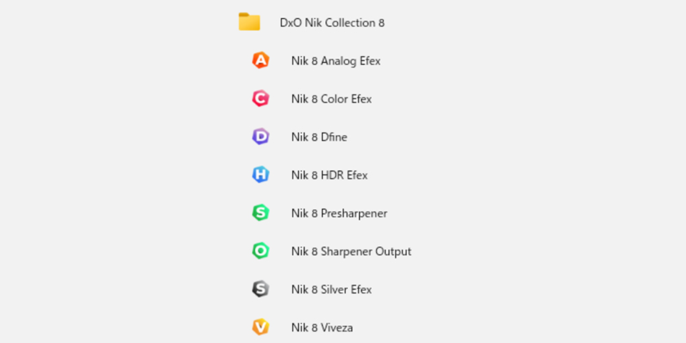Nik Collectionのツール群