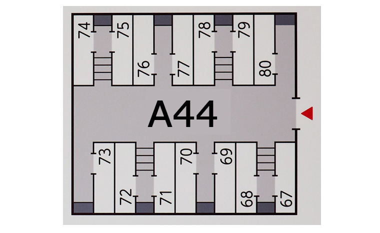 ツーリストA A44の部屋の配置