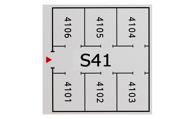 ツーリストS S41の部屋の配置