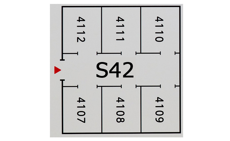 ツーリストS S42の部屋の配置