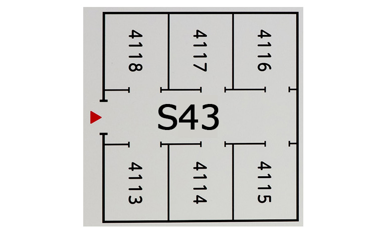 ツーリストS S43の部屋の配置