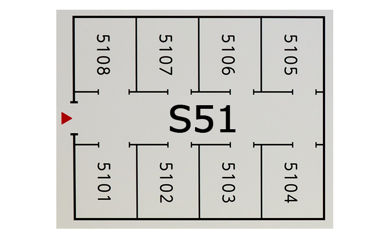ツーリストS S51の部屋の配置