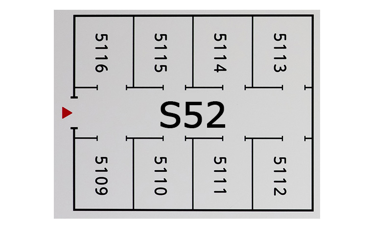 ツーリストS S52の部屋の配置