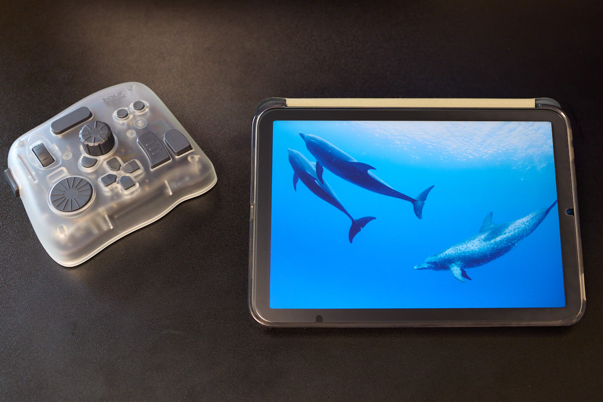 TourBoxとiPadのフルスクリーン